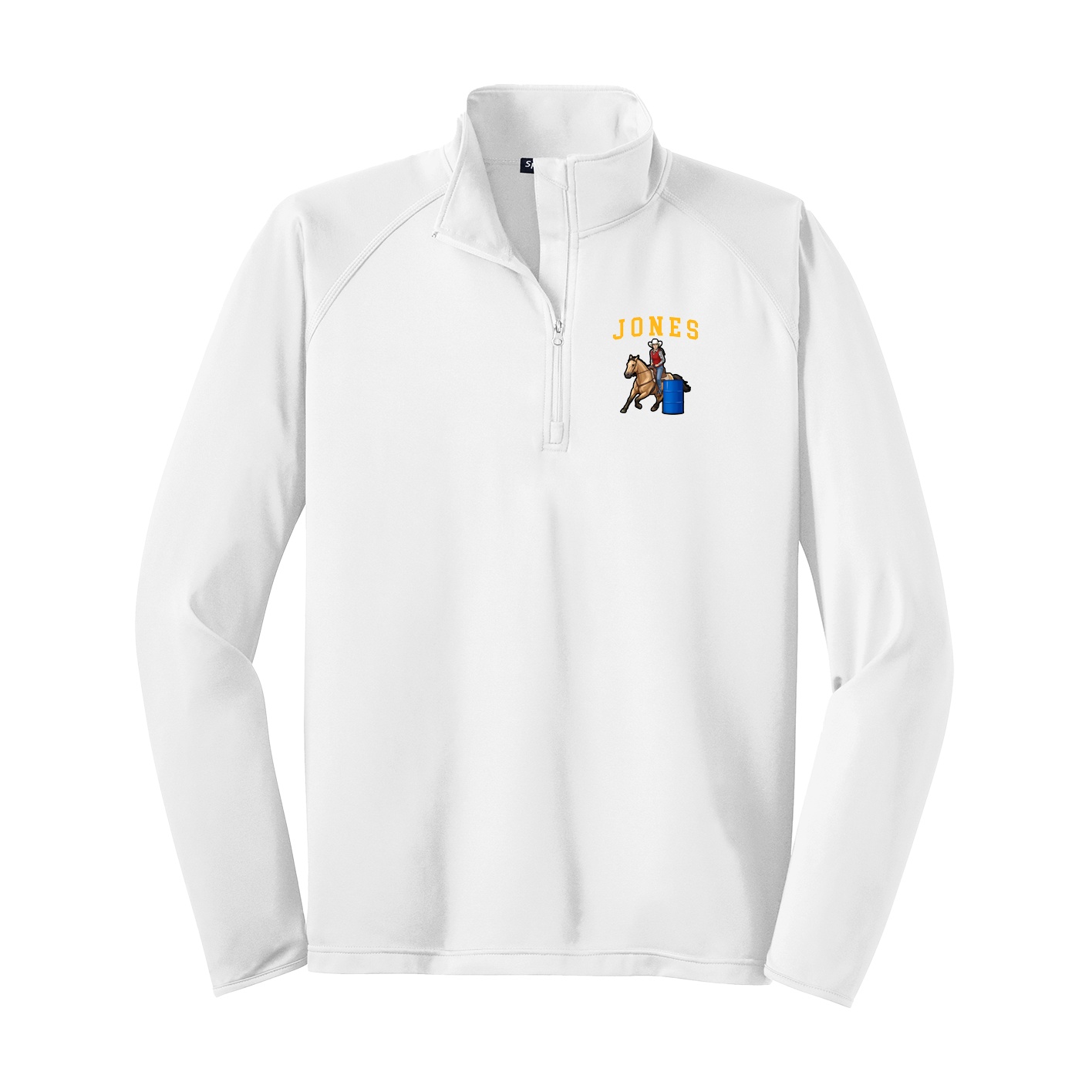 Q-Zip Pullover — Shirsey in White