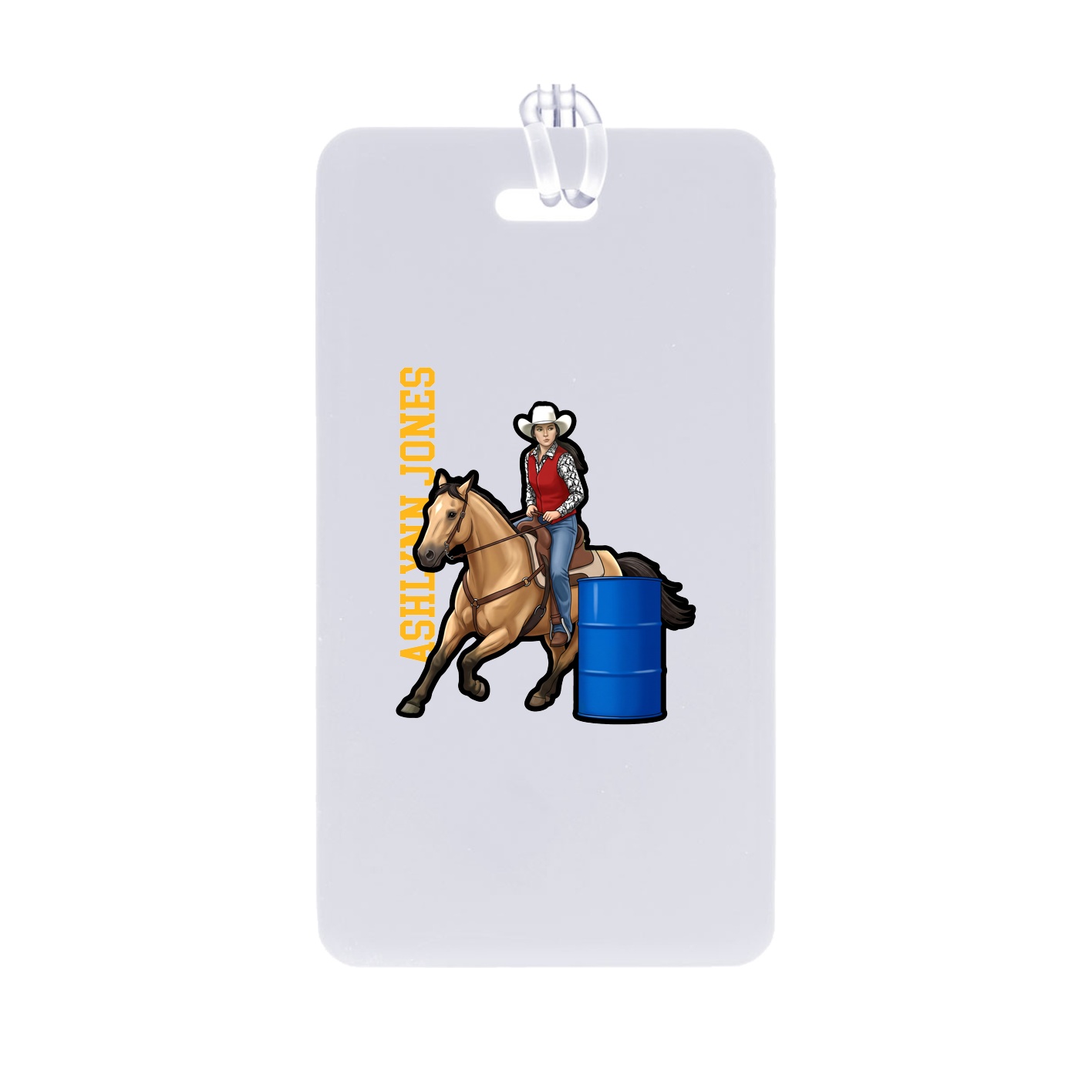 Bag Tag — Name Vertical in Classic