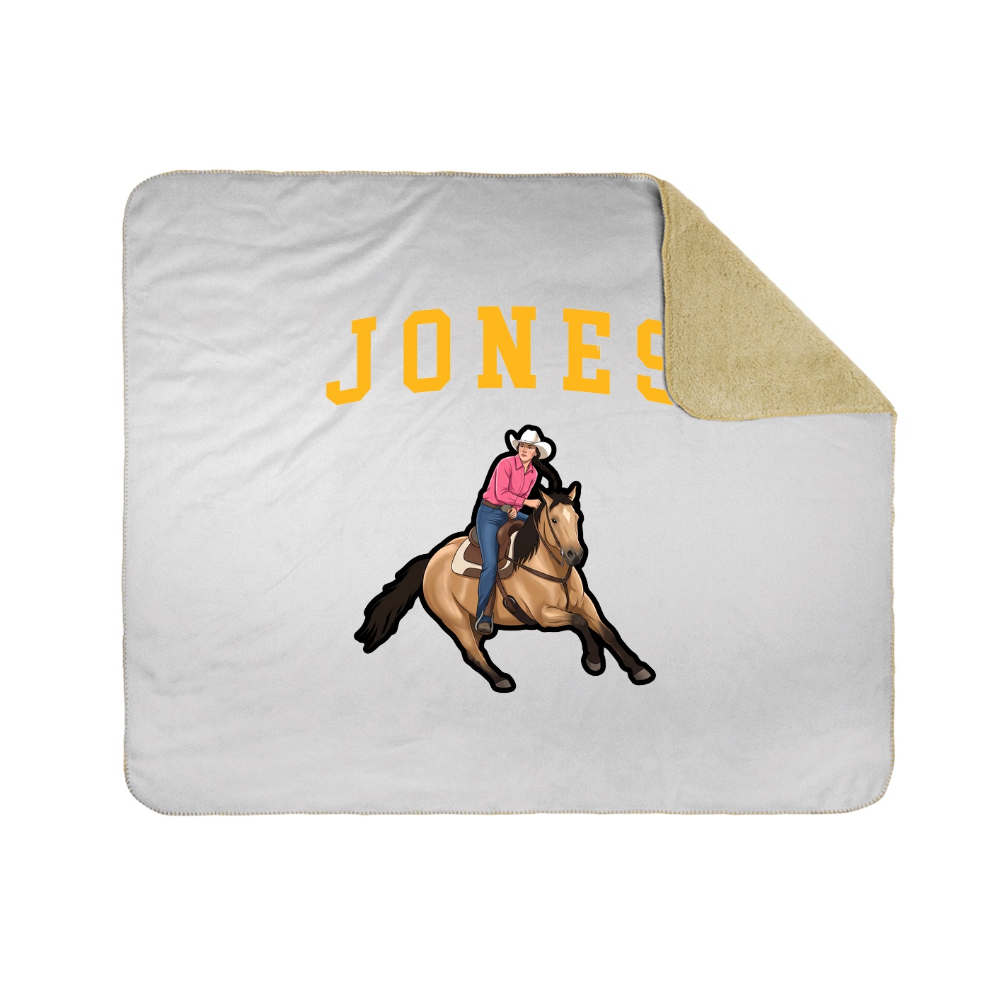 Throw Blanket — Shirsey in White