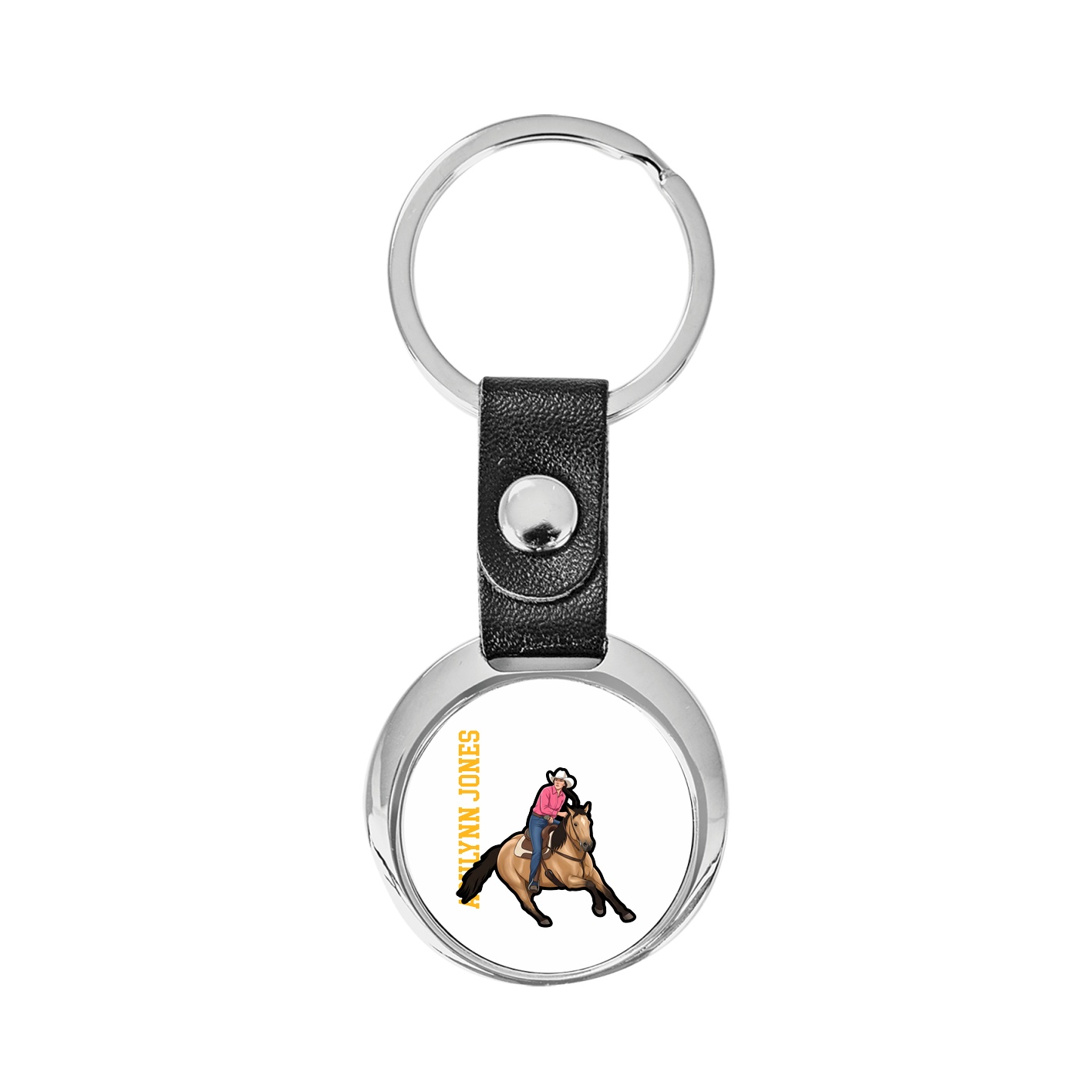 Key Chain — Name Vertical in Classic