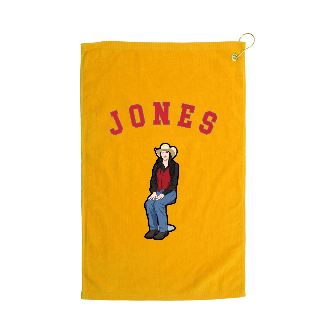 Golf Towel — Shirsey Arch in Gold