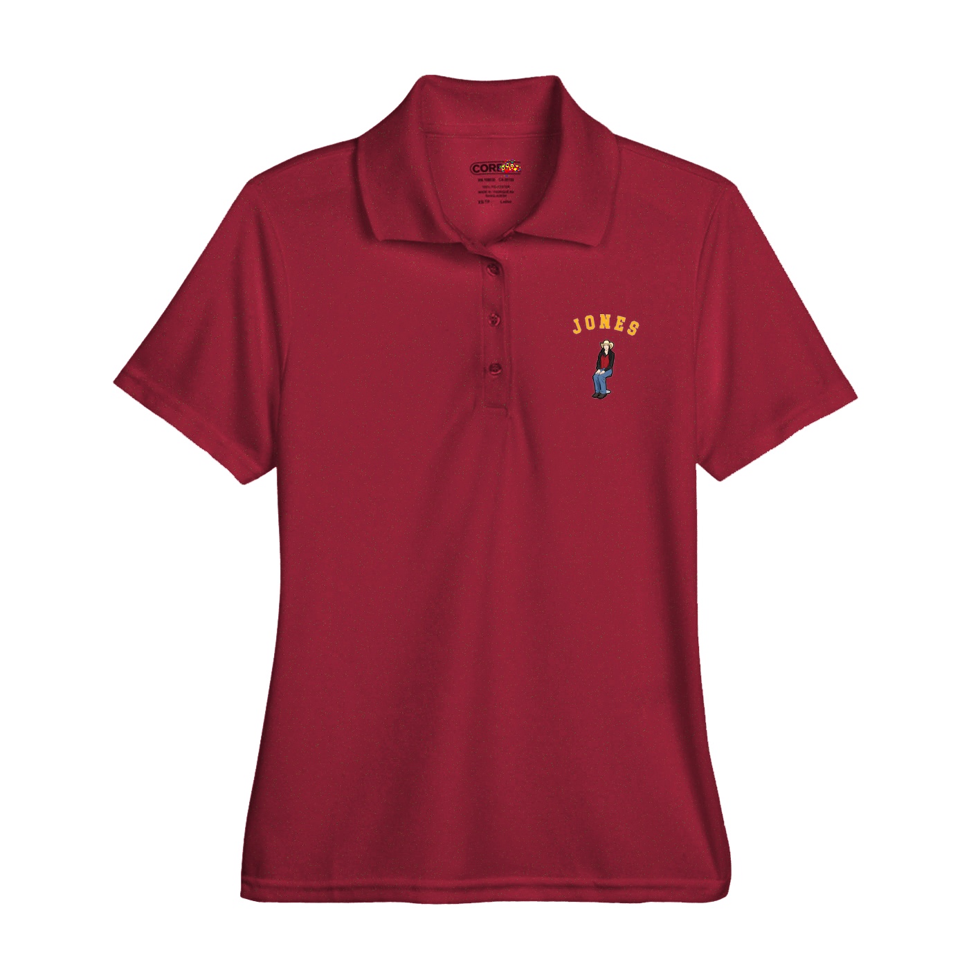 Womens Performance Polo — Shirsey Arch in Red