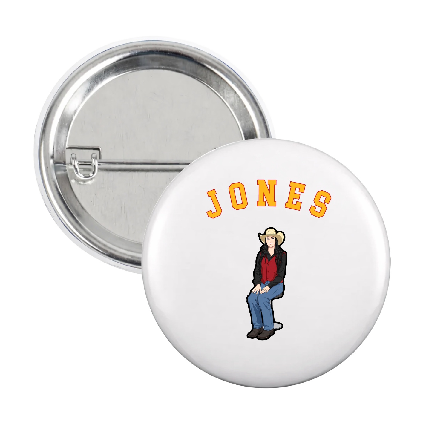 Game Day Button — Shirsey Arch in White