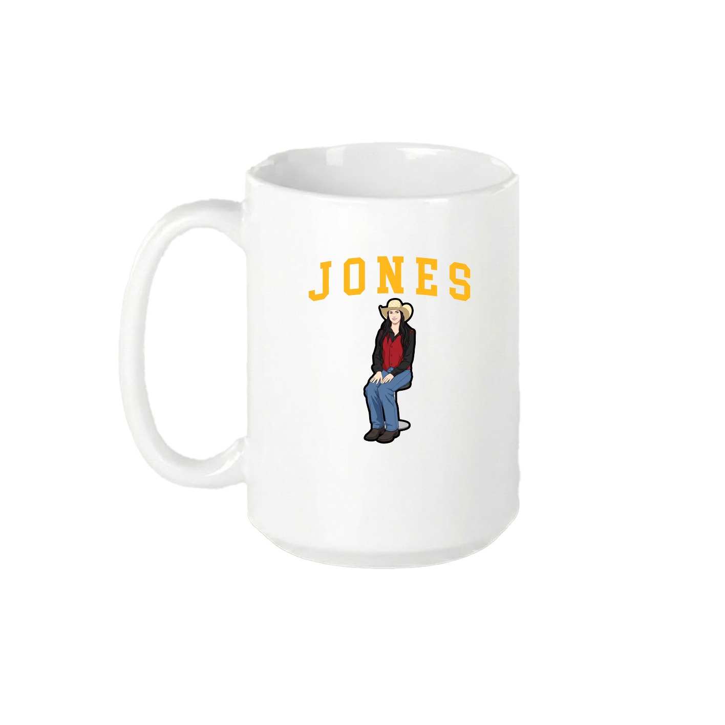 15oz Coffee Mug — Shirsey in White