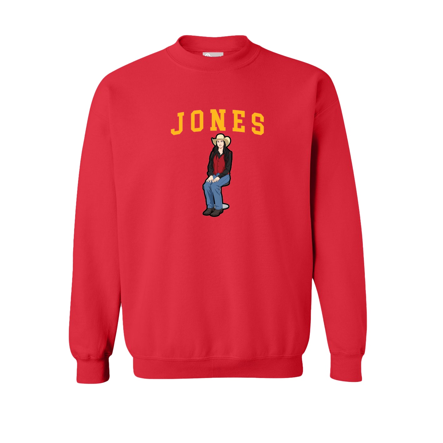 Fleece Crew — Shirsey in Red