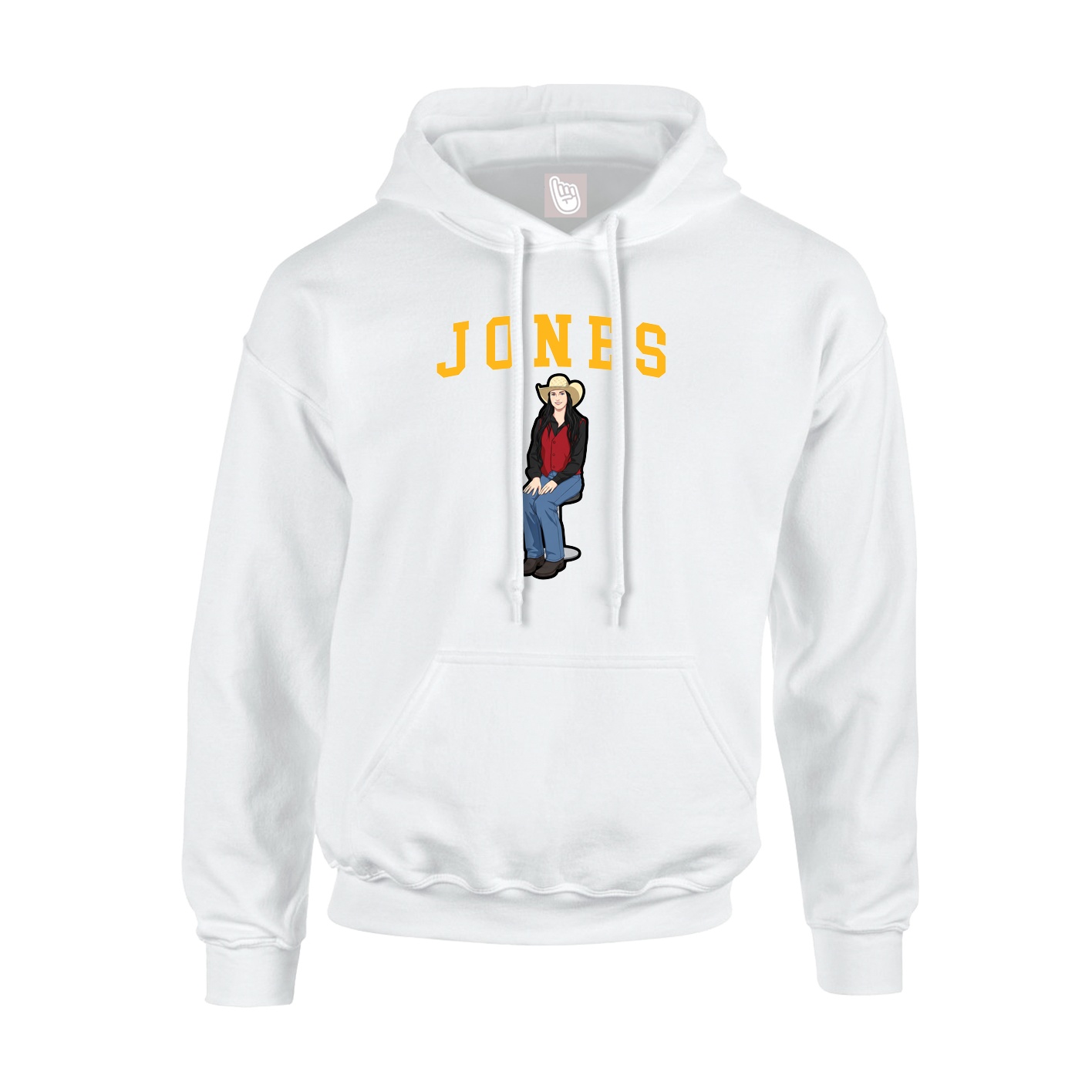 Youth Hoodie — Shirsey in White