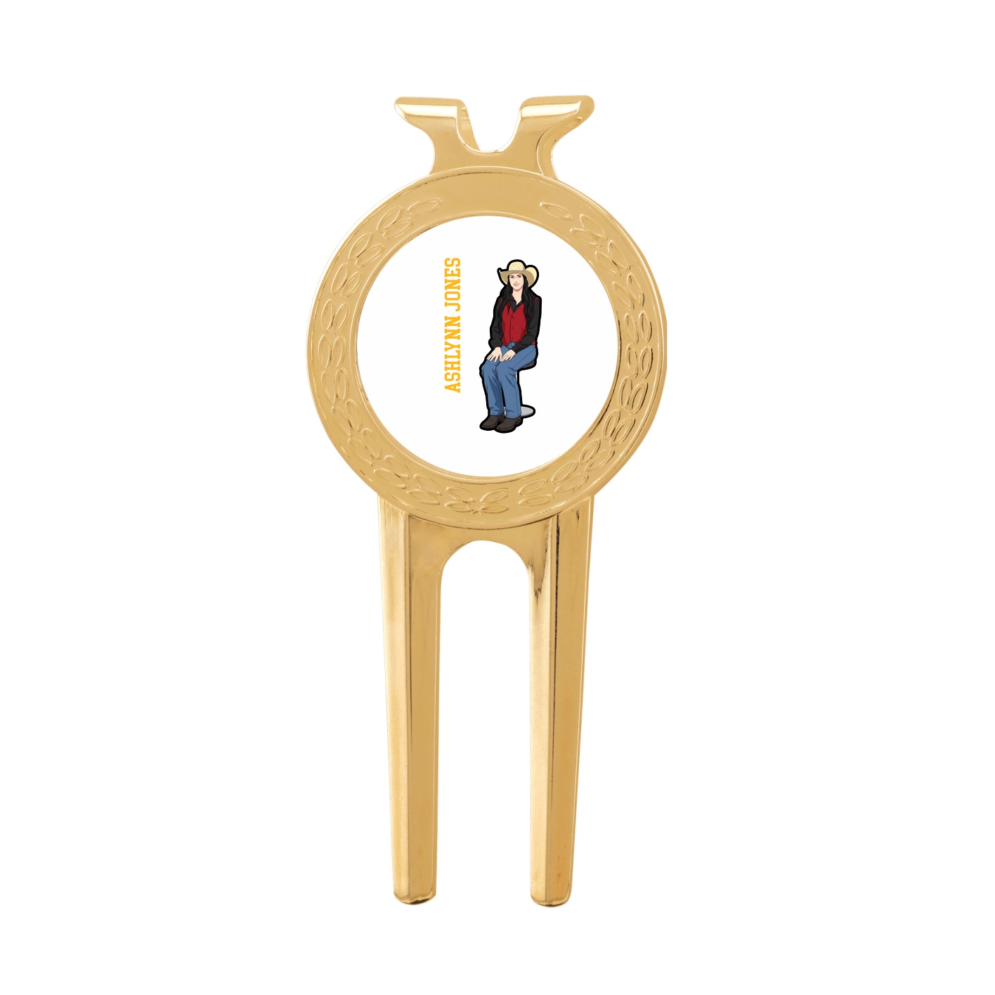 Divot Tool with Ball Marker — Name Vertical in Classic