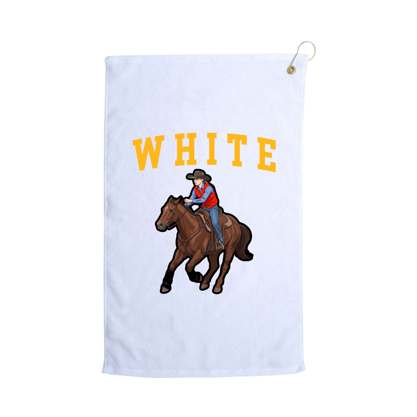 Golf Towel — Shirsey in White