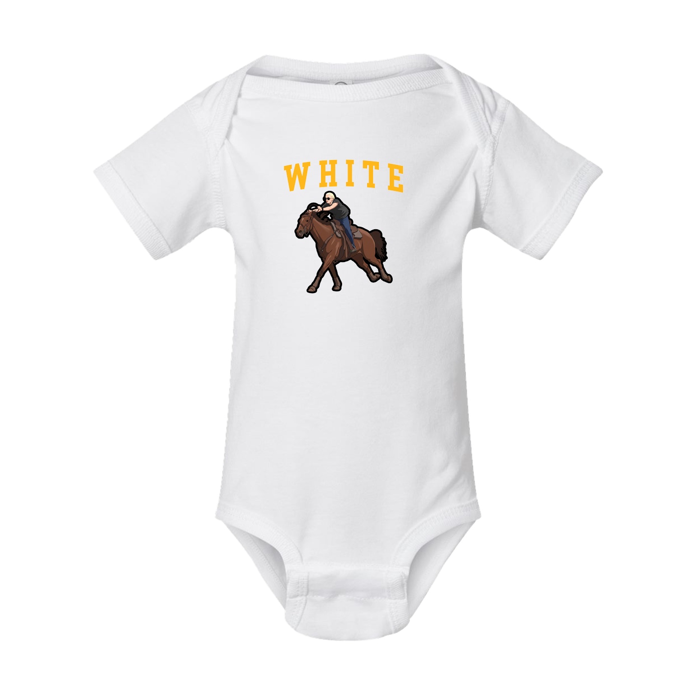Baby Onesie — Shirsey in White