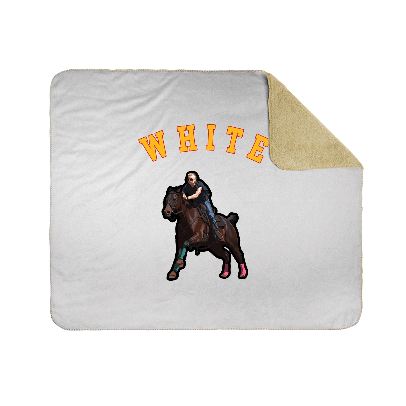Throw Blanket — Shirsey Arch in White