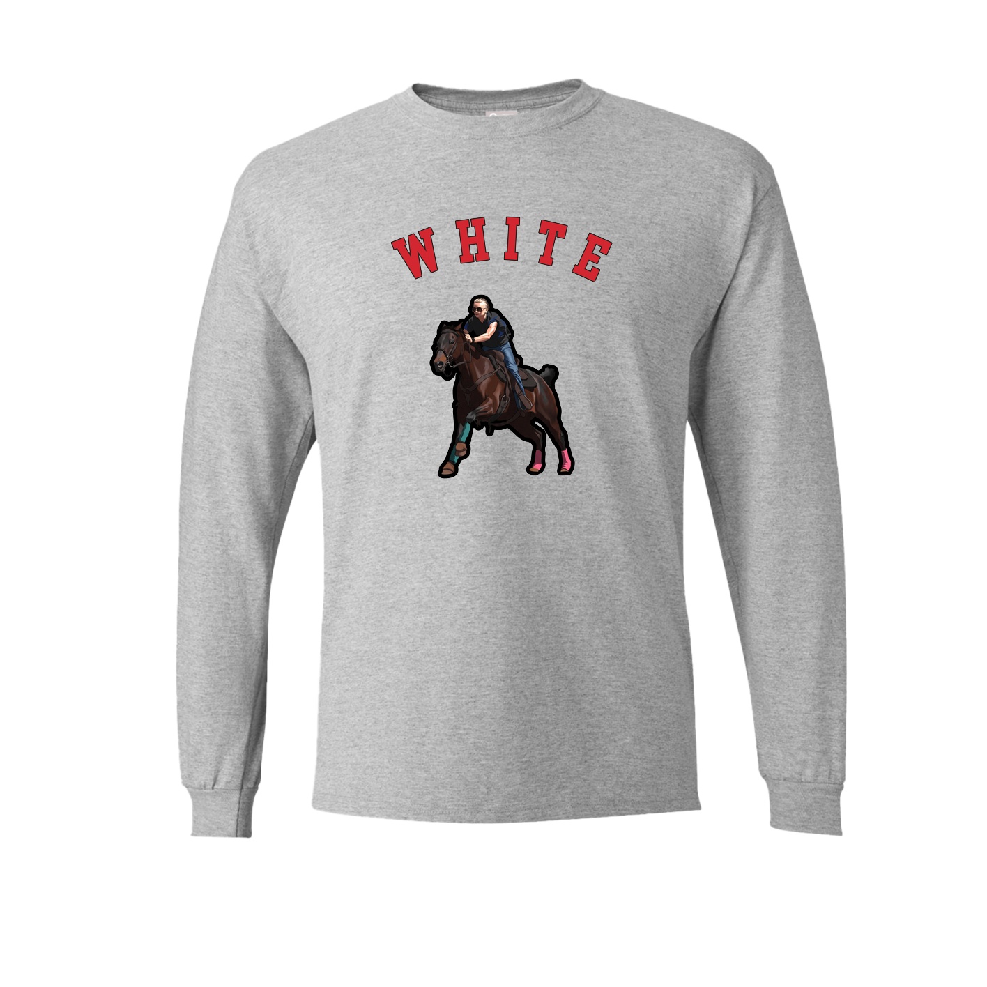 Long Sleeve Tee — Shirsey Arch in Grey