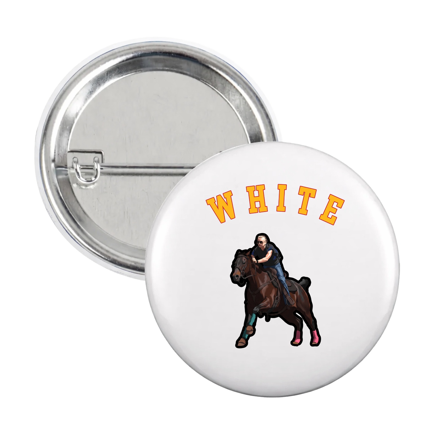 Game Day Button — Shirsey Arch in White