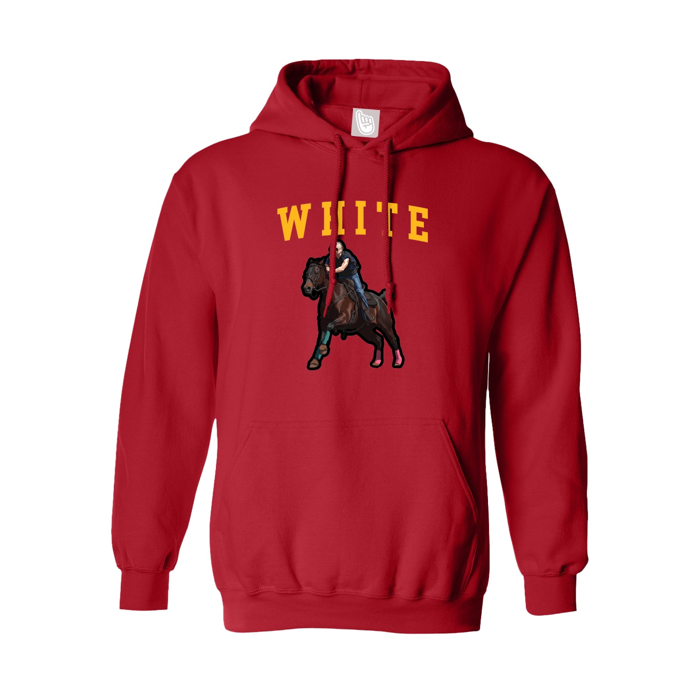 Hoodie — Shirsey in Red
