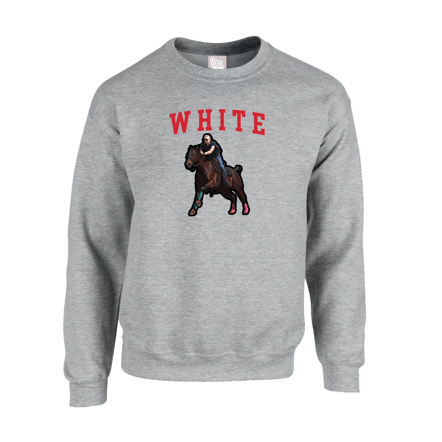 Fleece Crew — Shirsey in Grey