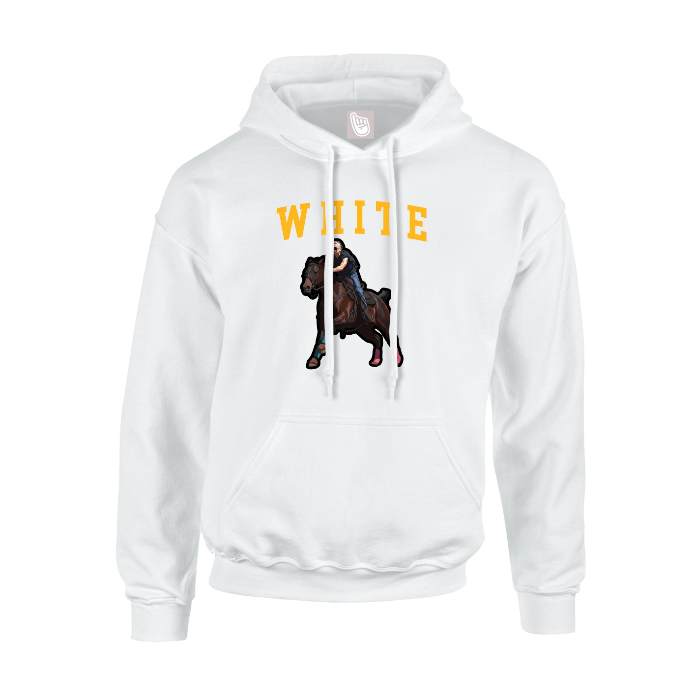 Youth Hoodie — Shirsey in White