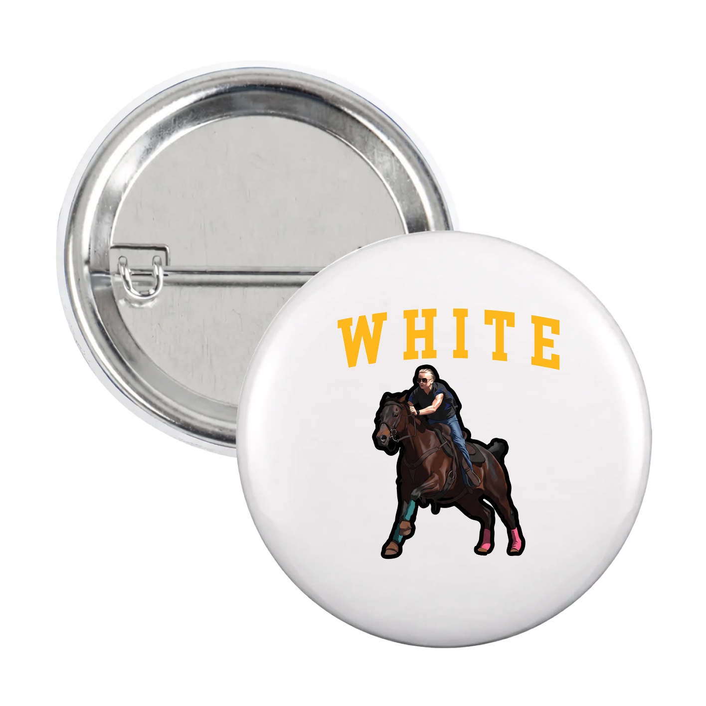 Game Day Button — Shirsey in White