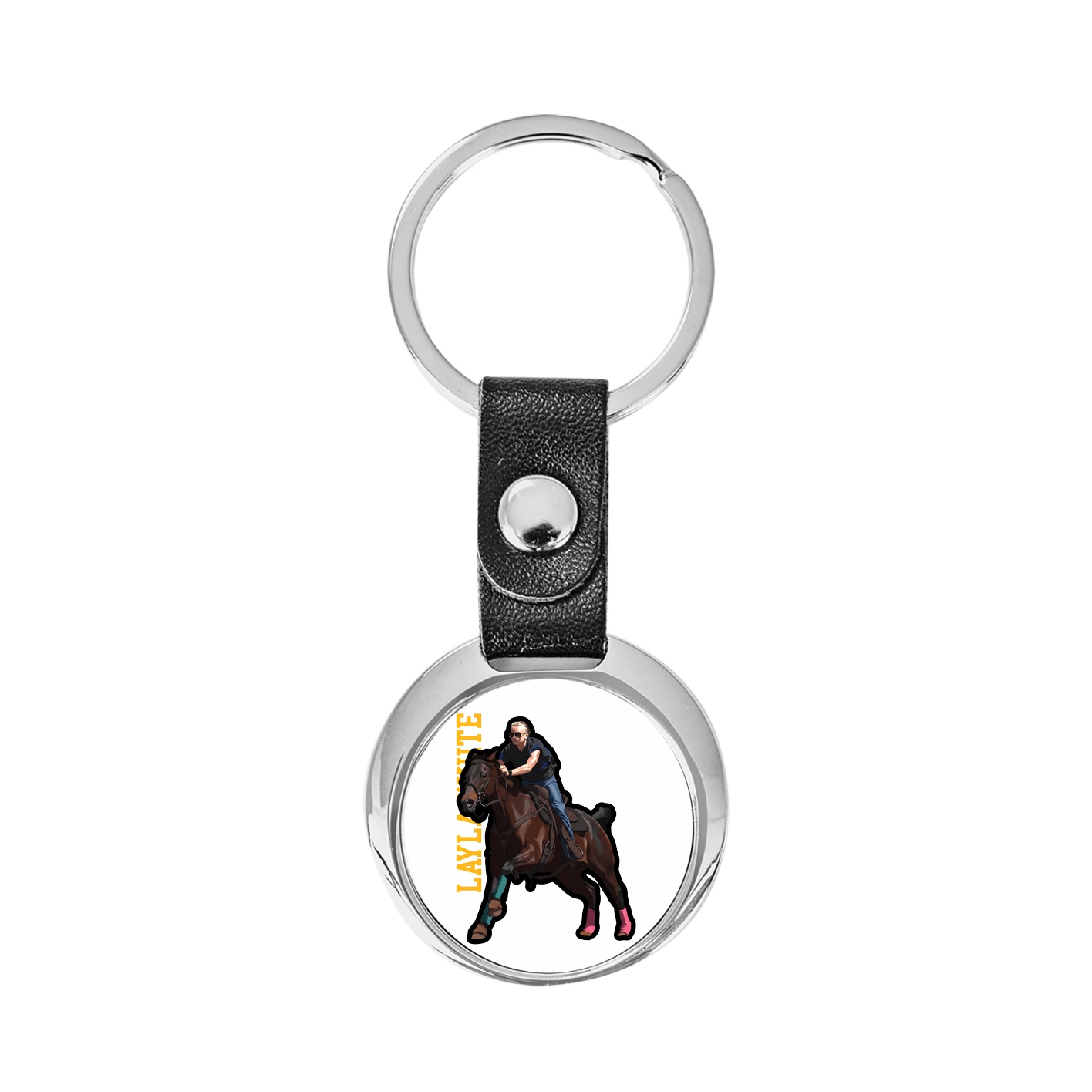 Key Chain — Name Vertical in Classic