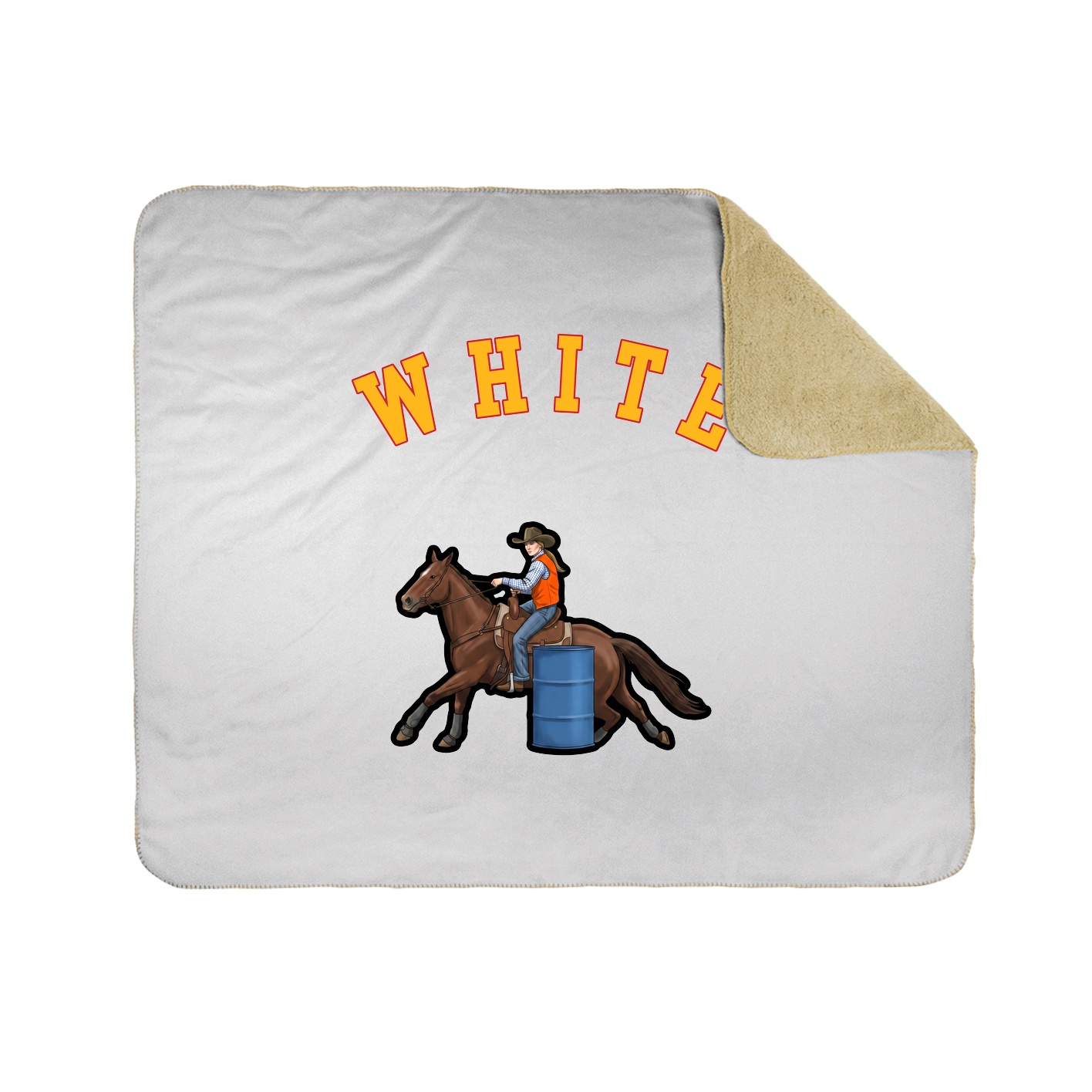 Throw Blanket — Shirsey Arch in White