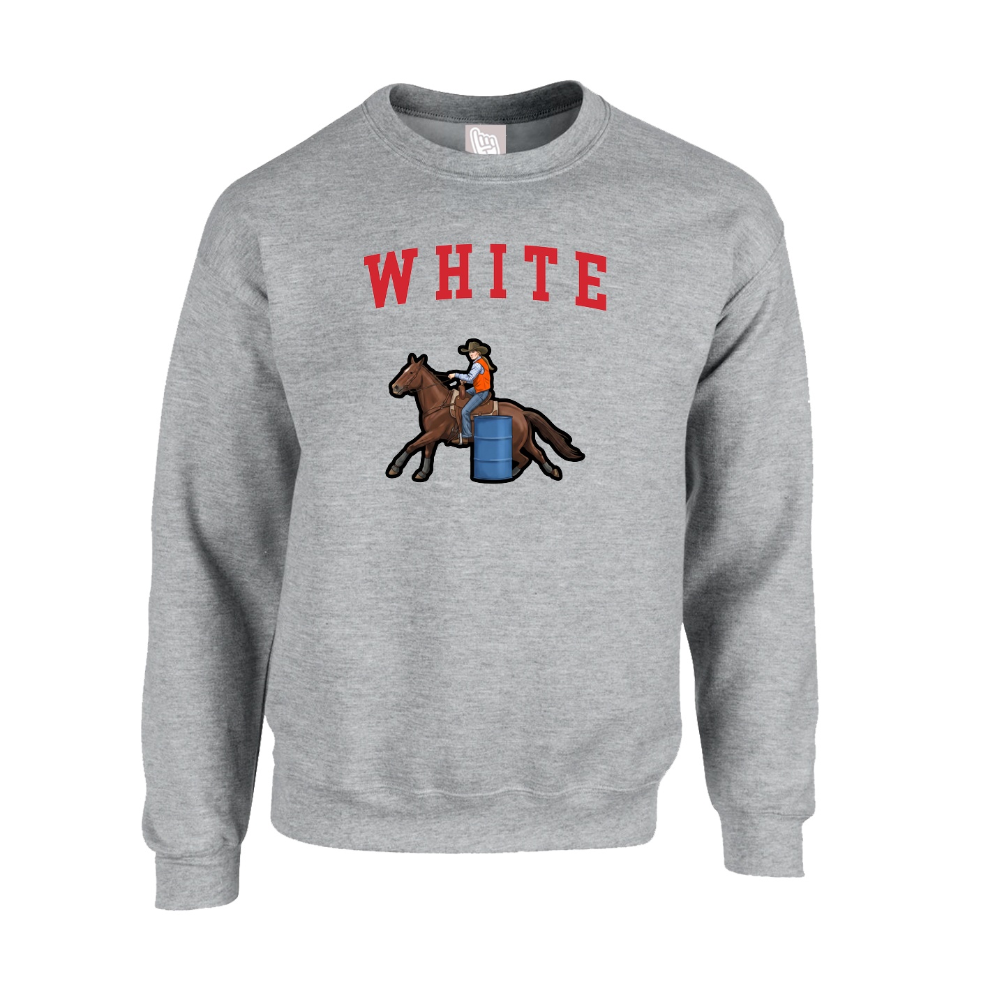 Fleece Crew — Shirsey in Grey