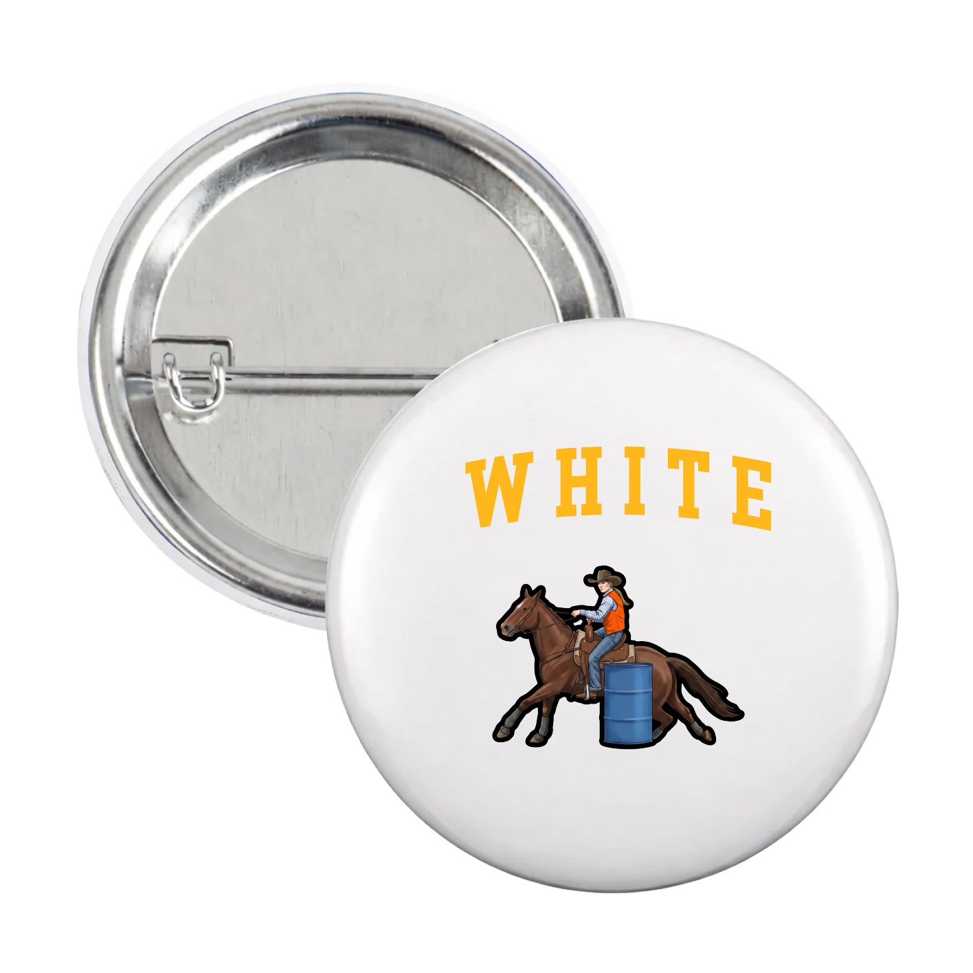 Game Day Button — Shirsey in White