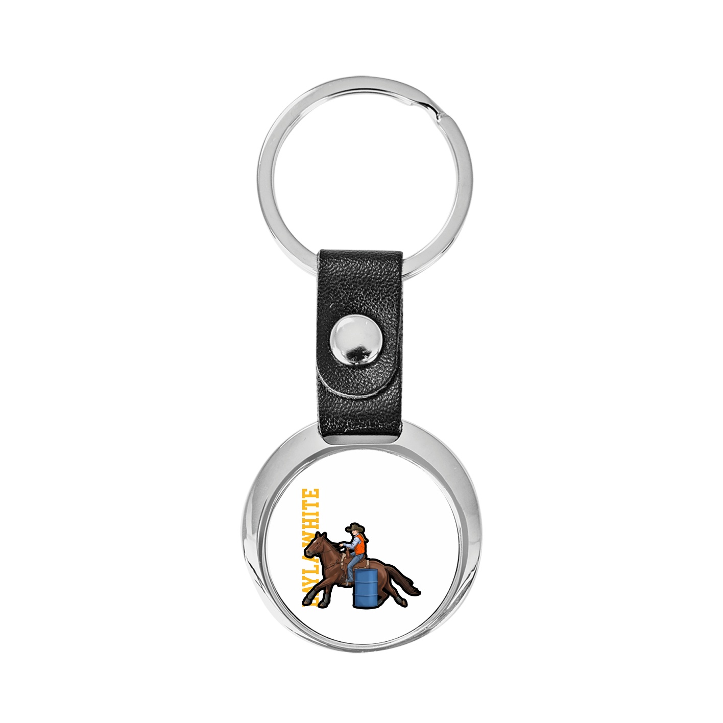 Key Chain — Name Vertical in Classic