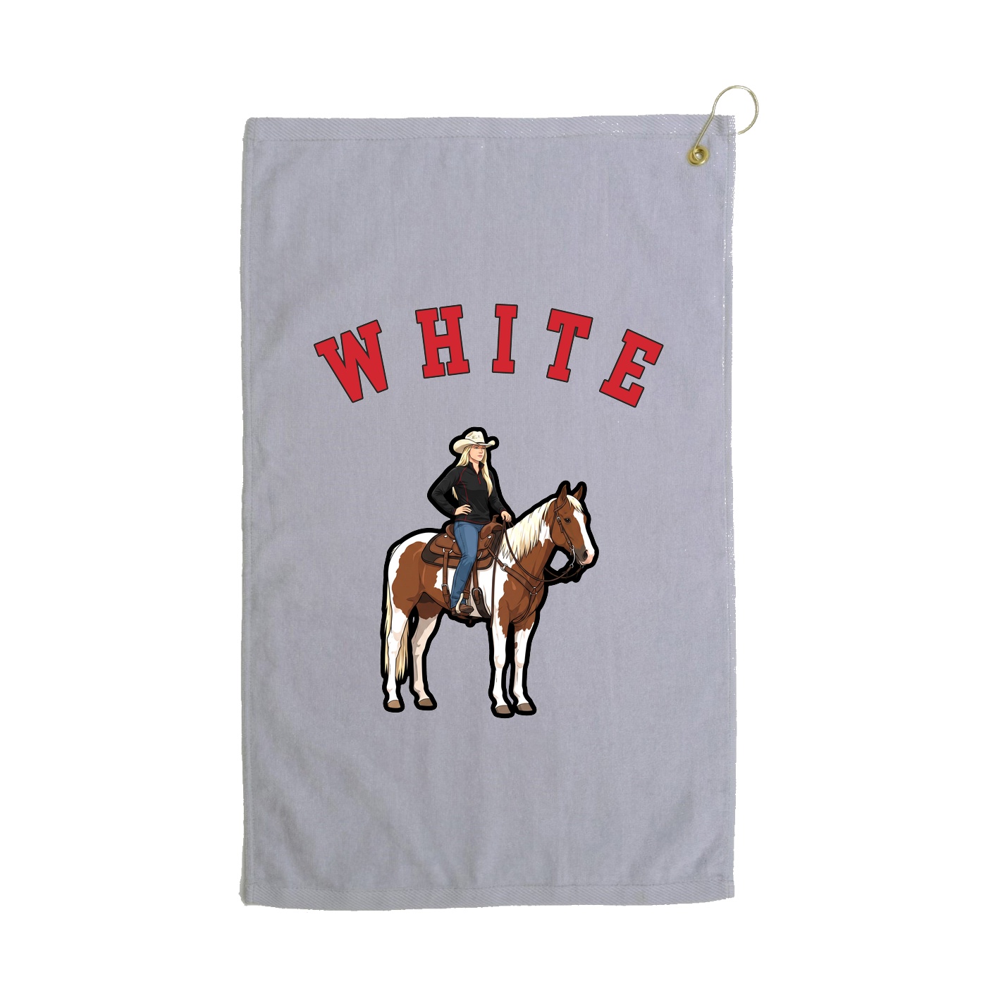 Golf Towel — Shirsey Arch in Grey