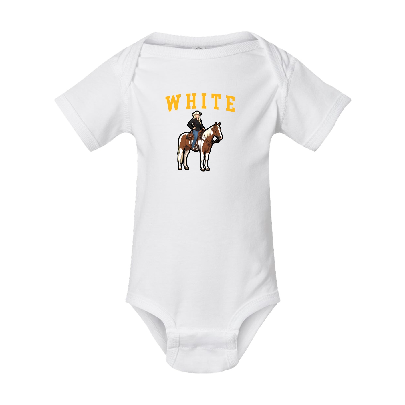 Baby Onesie — Shirsey in White