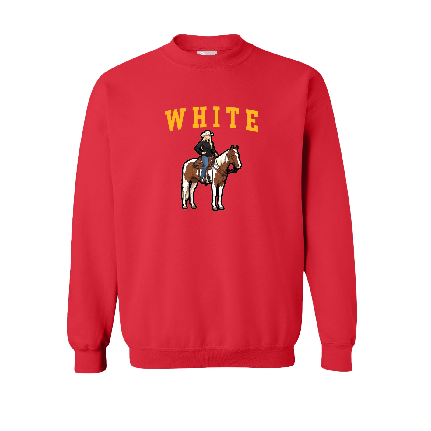 Fleece Crew — Shirsey in Red