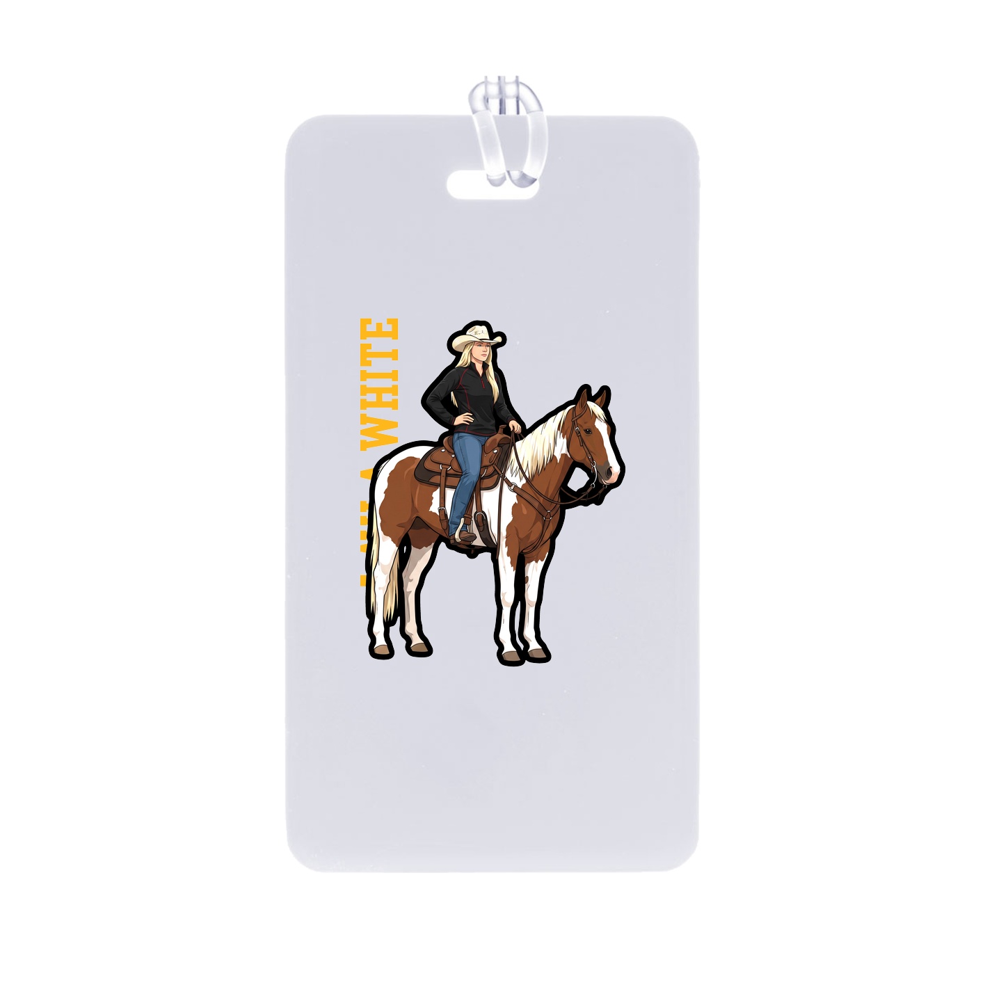 Bag Tag — Name Vertical in Classic
