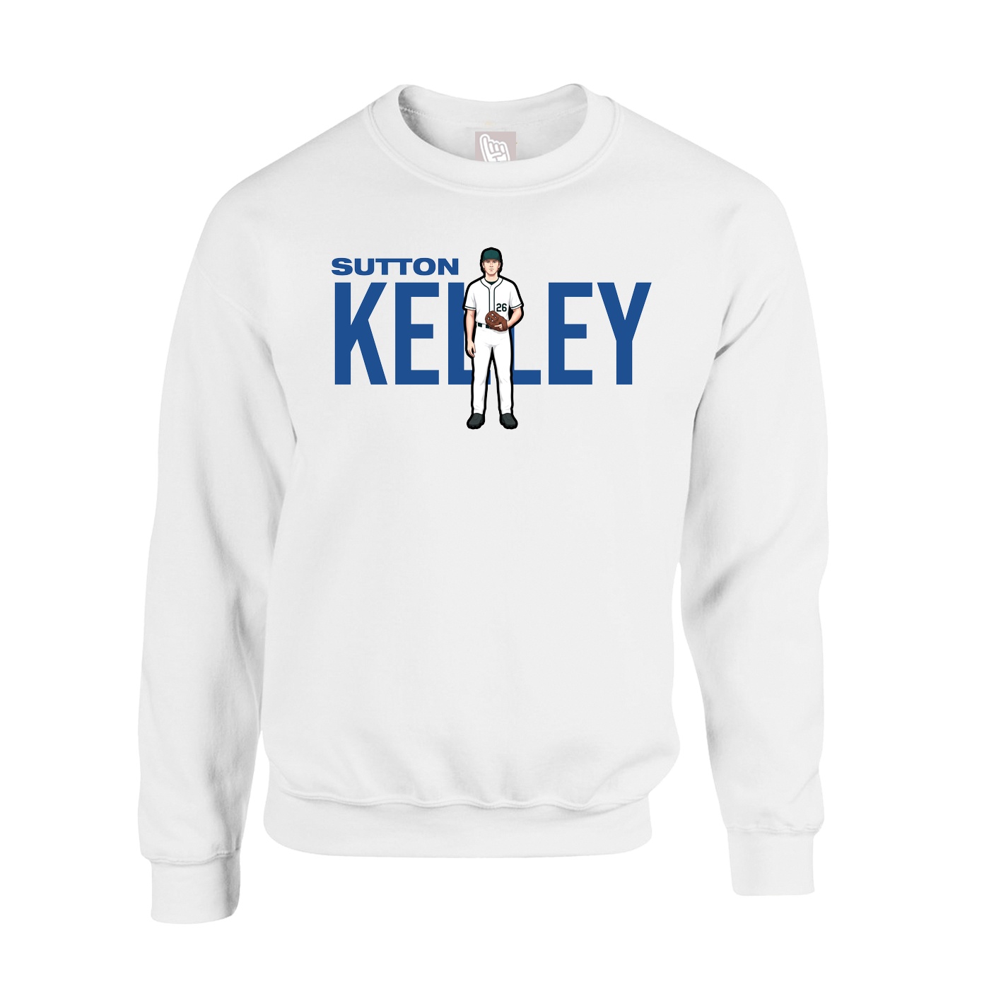 Fleece Crew — Player Name in White