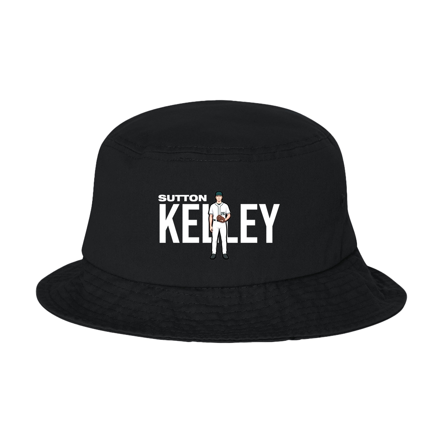 Bucket Cap — Player Name in Black