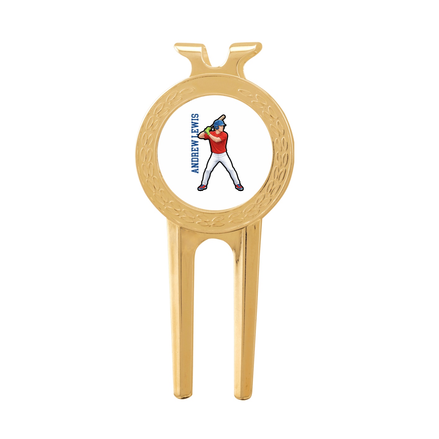 Divot Tool with Ball Marker — Name Vertical in Classic