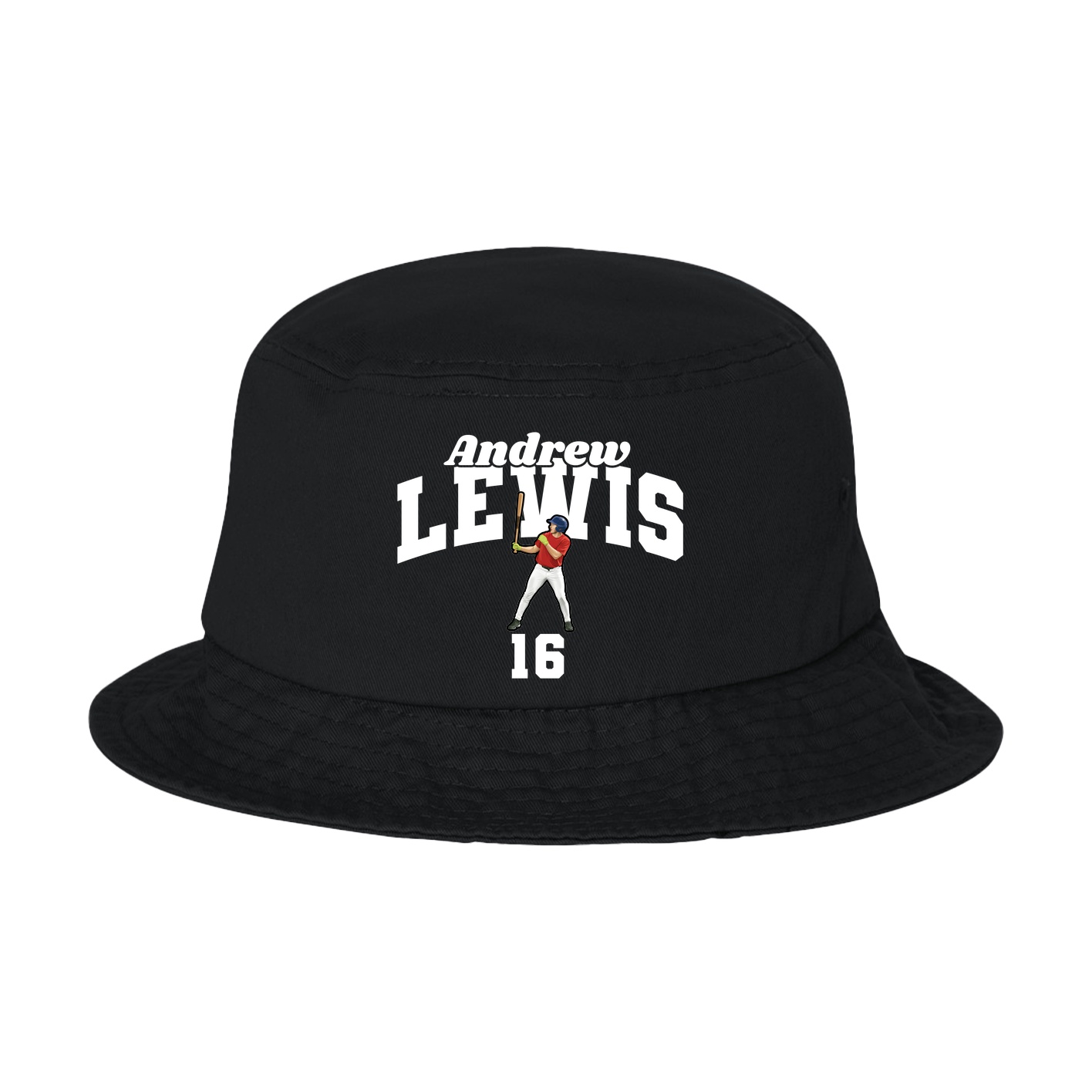 Bucket Cap — Signature Arch in Black