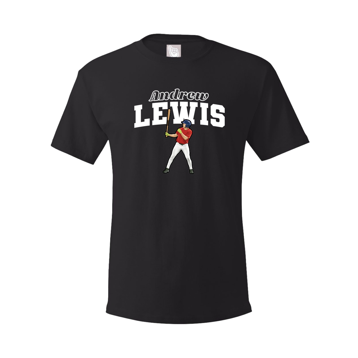 Youth Tee — Name Arch in Black