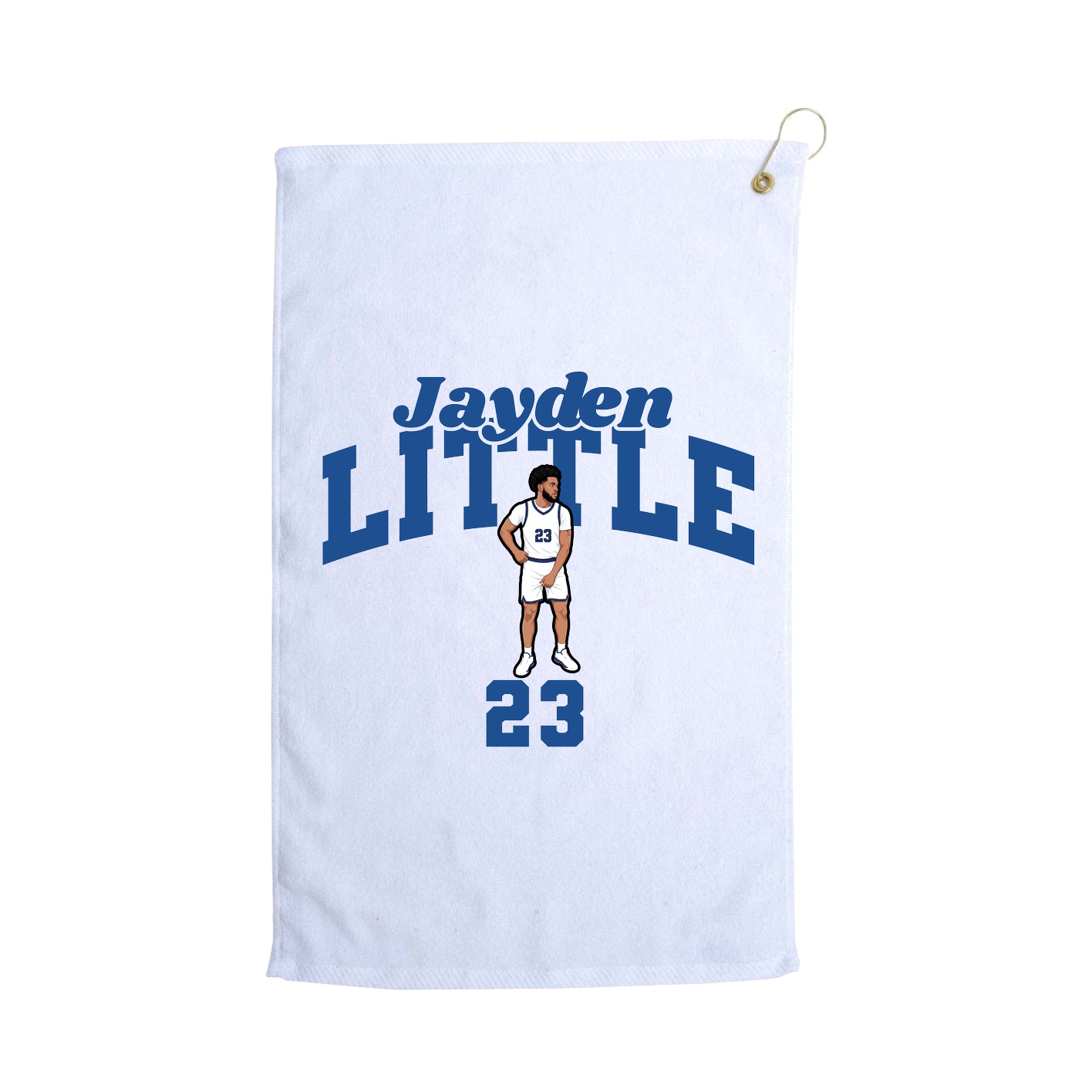 Golf Towel — Signature Arch in White