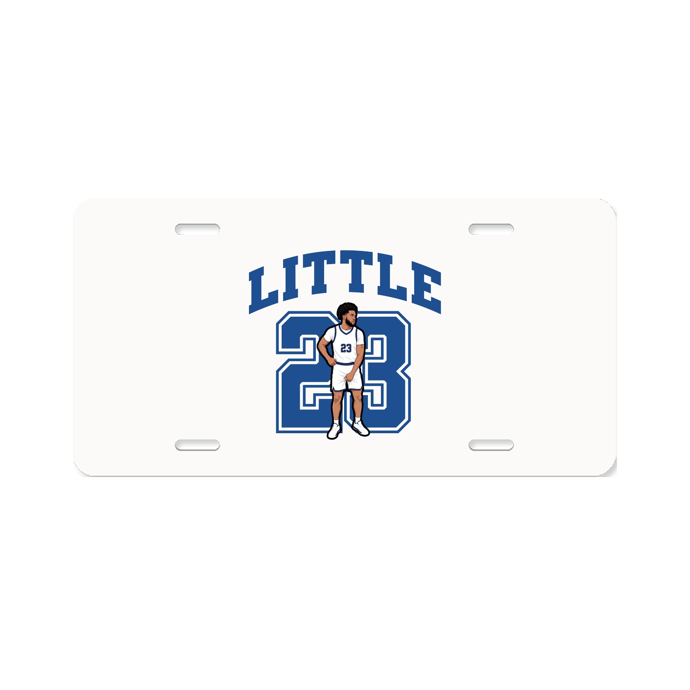 License Plate — Number in Classic