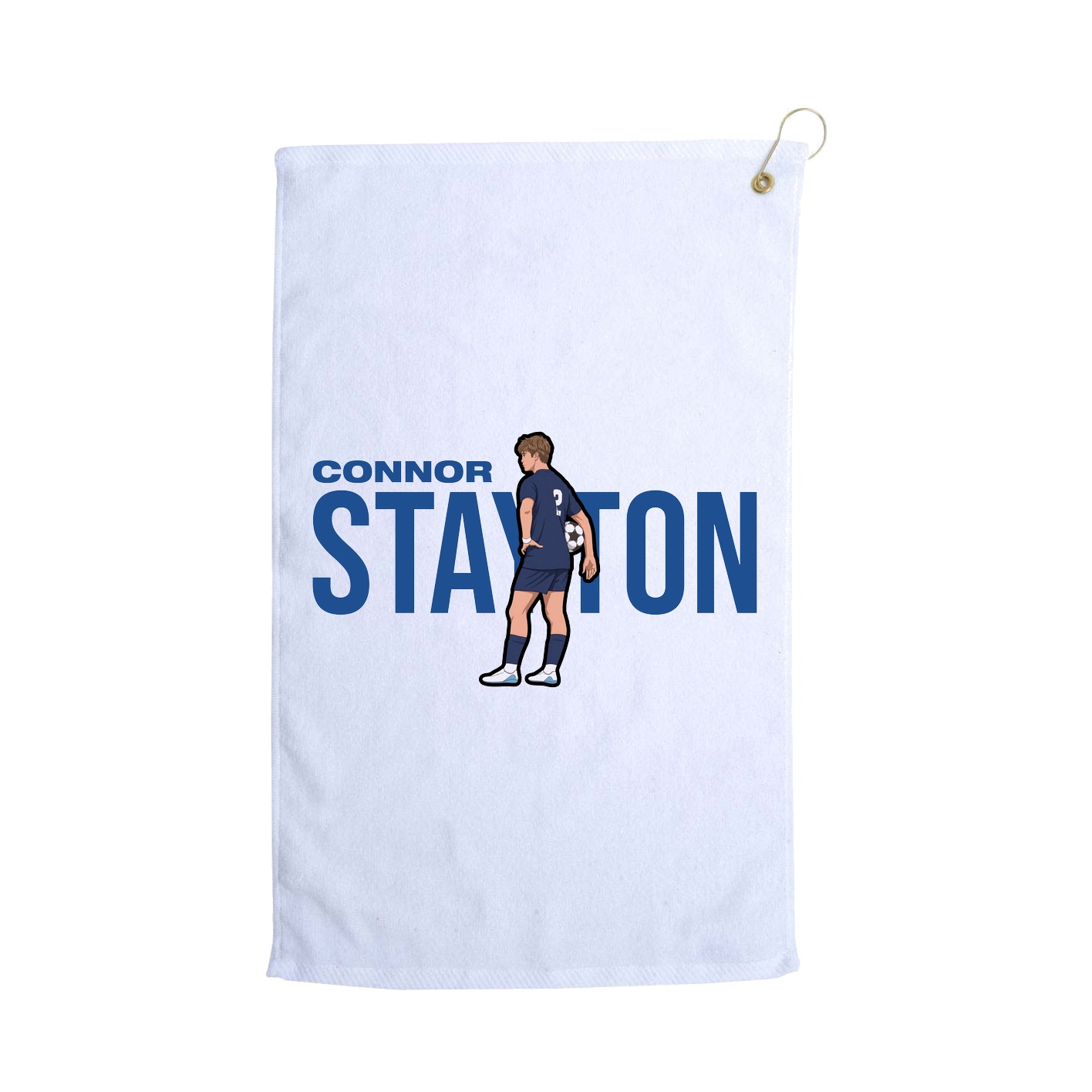 Golf Towel — Player Name in White