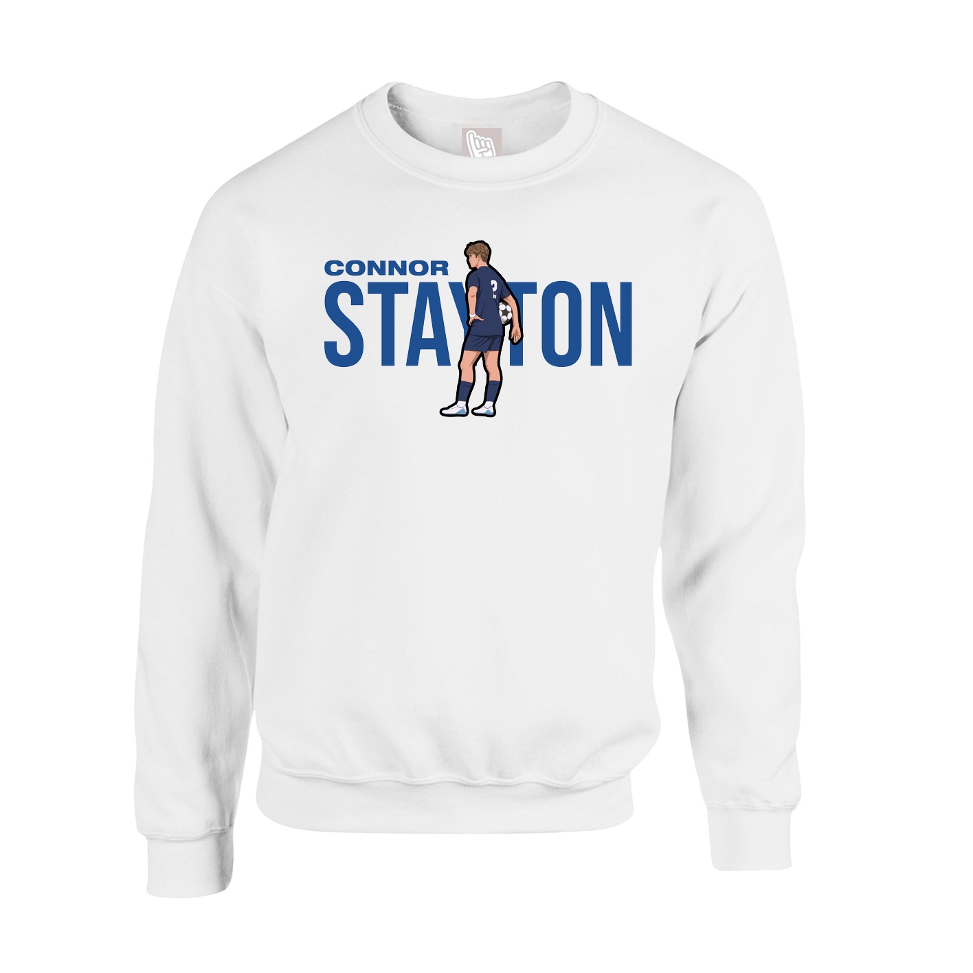 Fleece Crew — Player Name in White