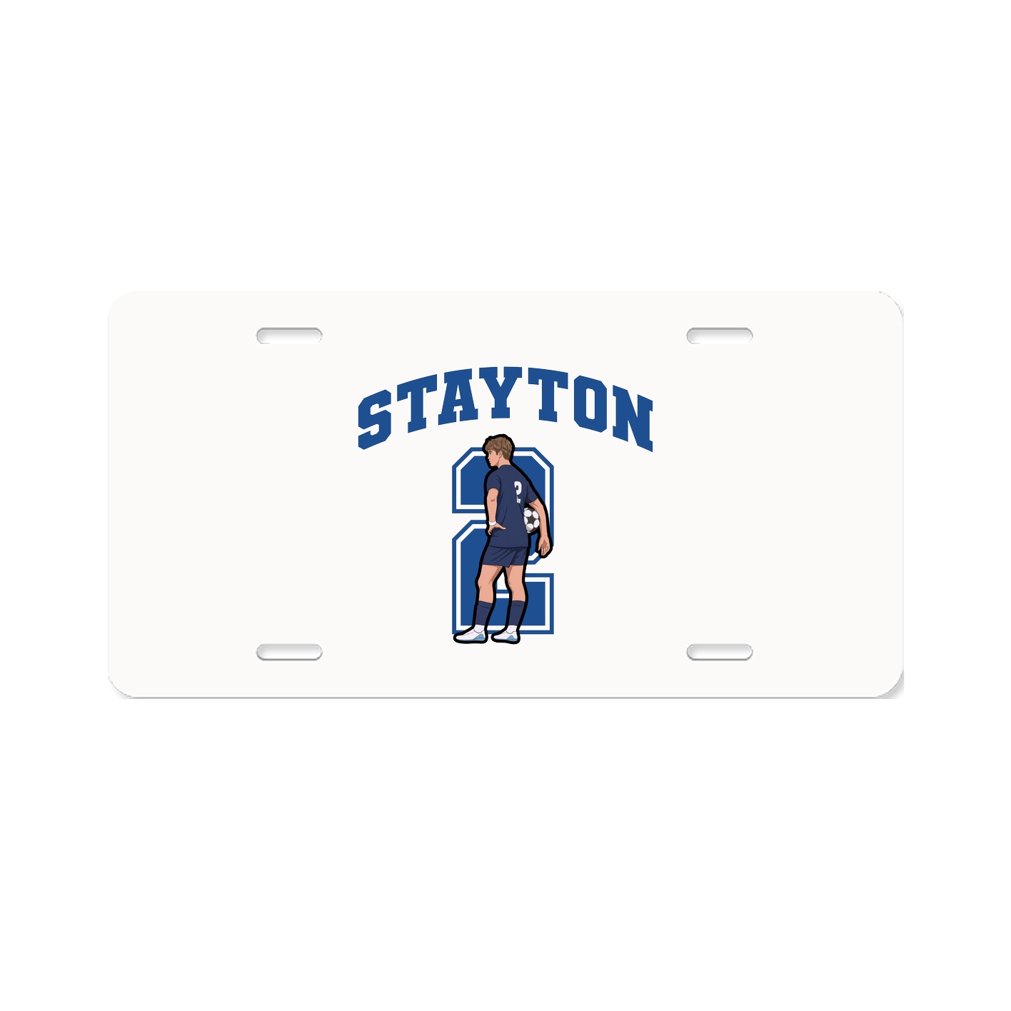 License Plate — Number in Classic