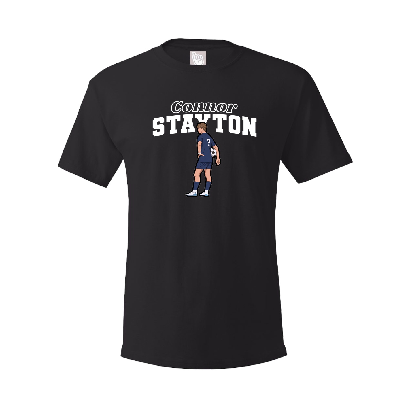 Youth Tee — Name Arch in Black