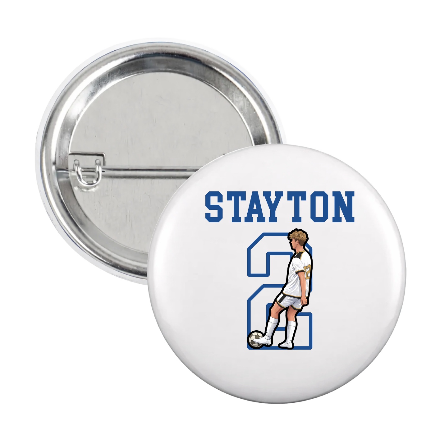 Game Day Button — Shirsey in White