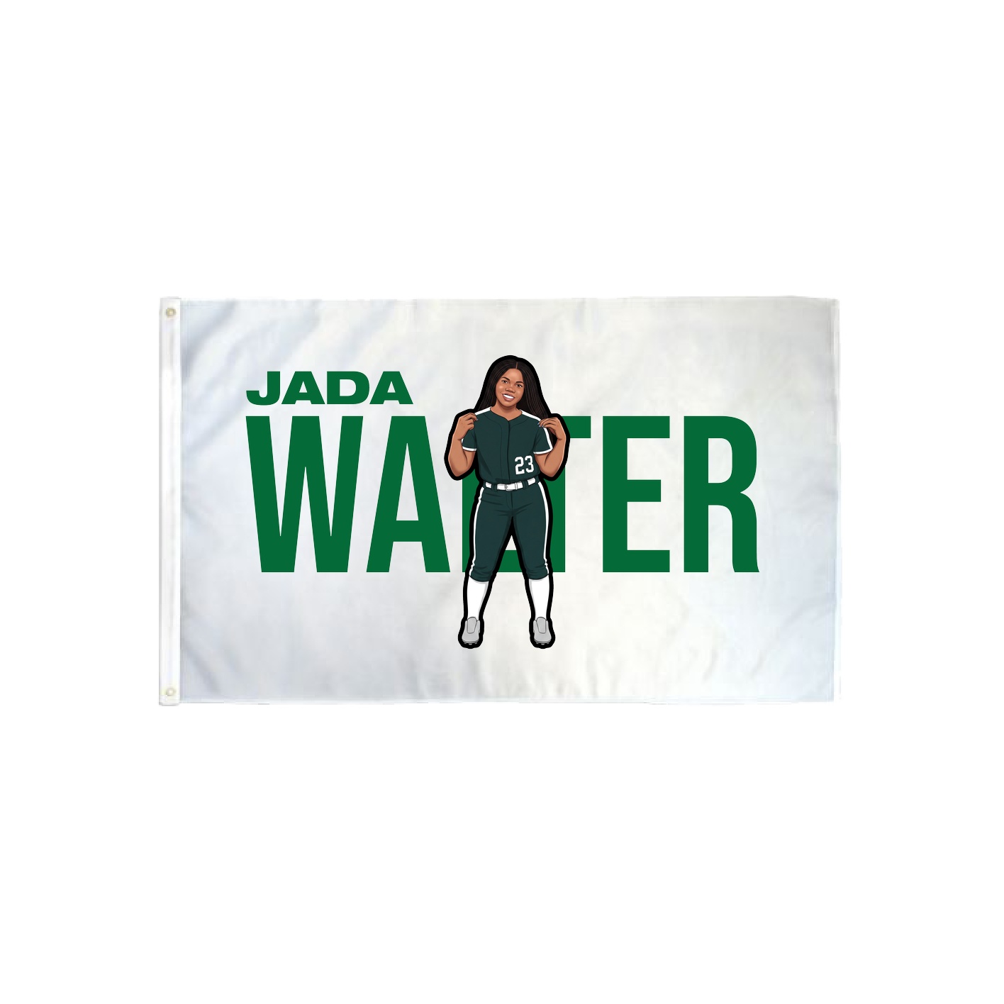 3x5 Flag — Player Name in Classic