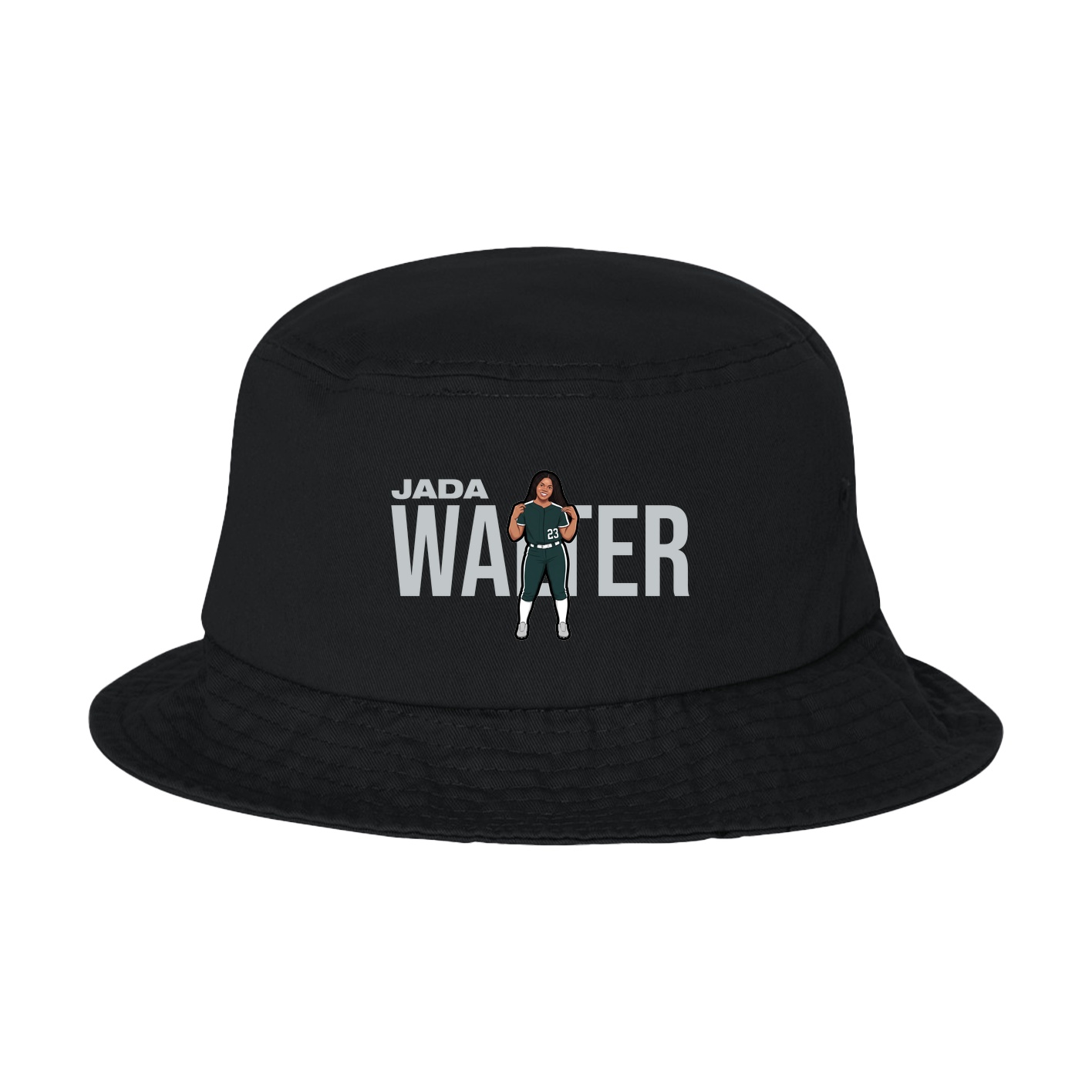 Bucket Cap — Player Name in Black