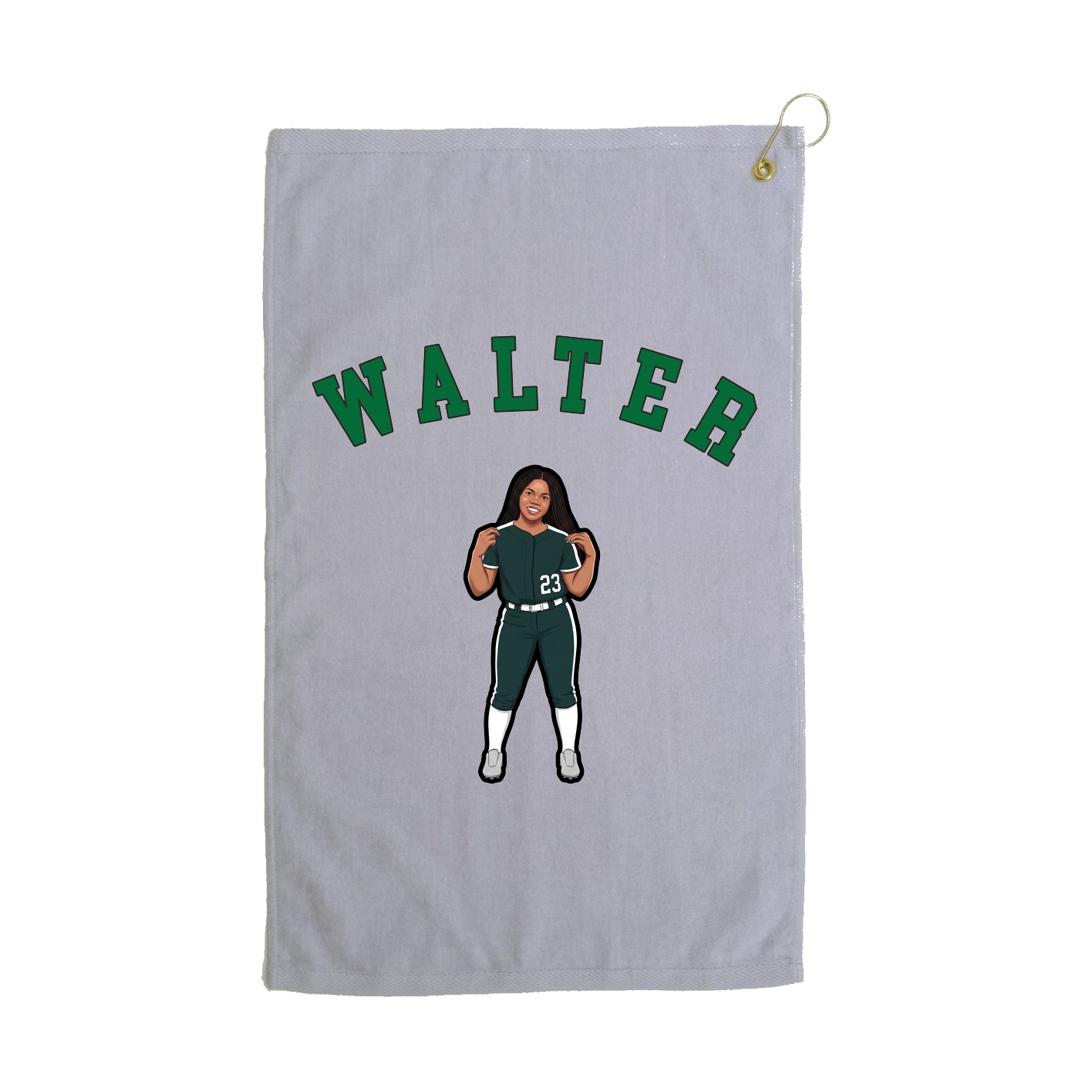 Golf Towel — Shirsey Arch in Grey