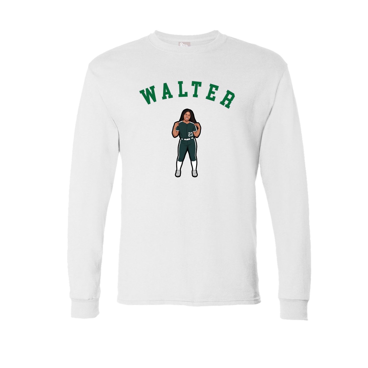 Long Sleeve Tee — Shirsey Arch in White