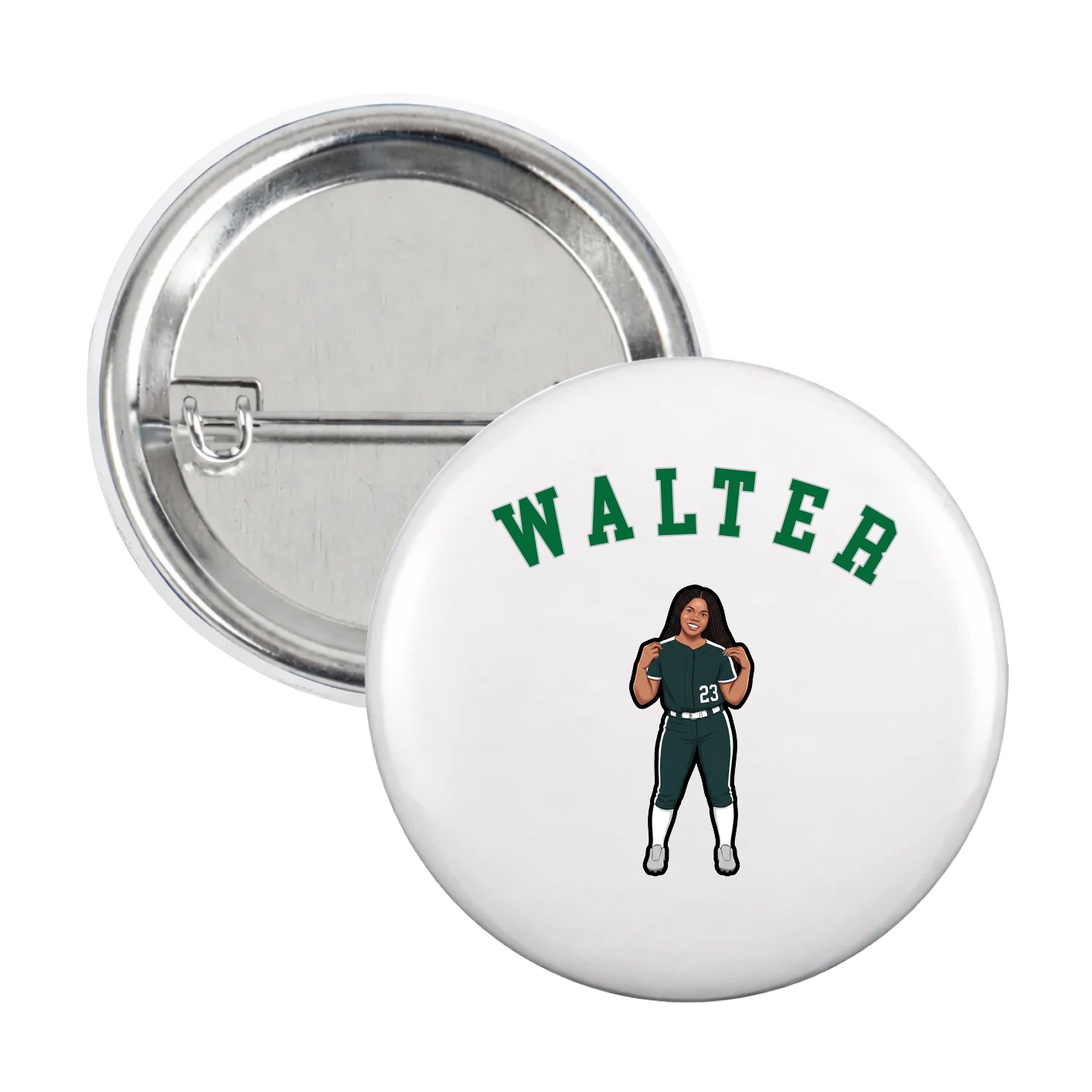 Game Day Button — Shirsey Arch in White