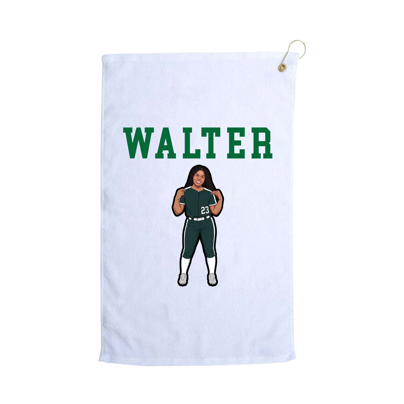 Golf Towel — Shirsey in White