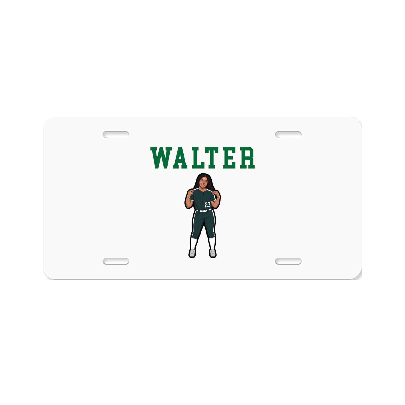 License Plate — Shirsey in Classic