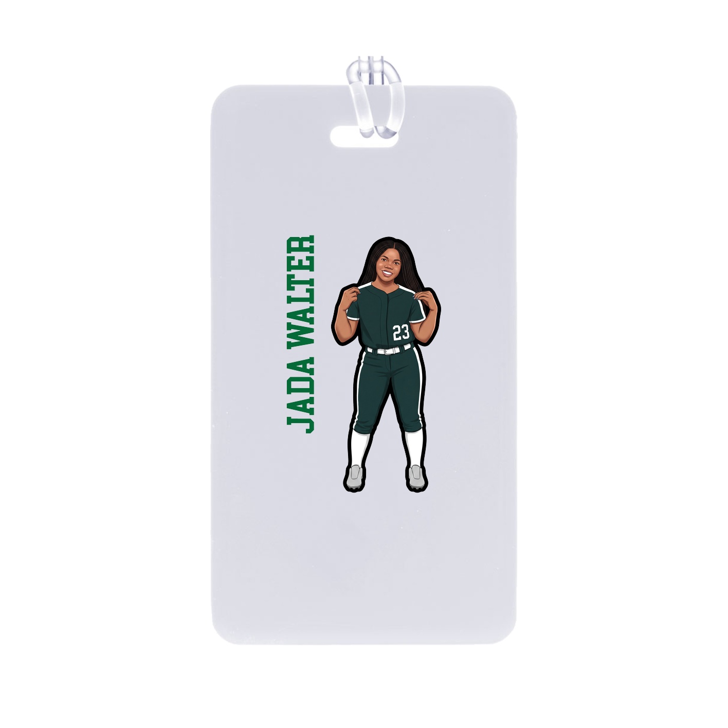 Bag Tag — Name Vertical in Classic
