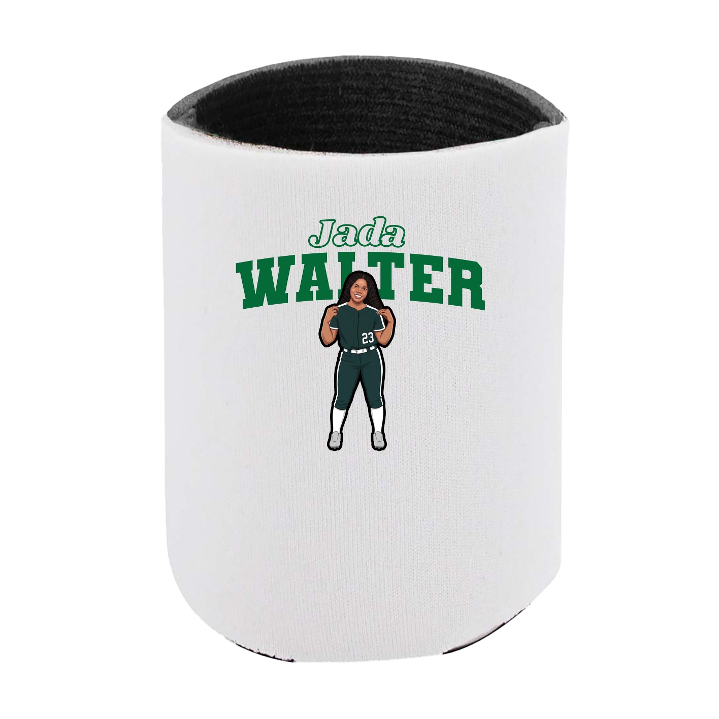 Can Holder — Name Arch in White